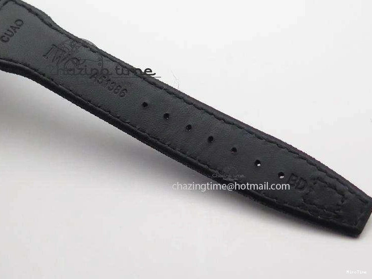 MIROTIME 0404 Comfortable Pilot Chrono IW388003 Real Ceramic ZF 1:1 Best Edition On Black Nylon Strap A 7322